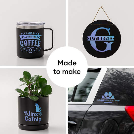 Cricut Holographic Vinyl (15 ft) Permanent Vinyl